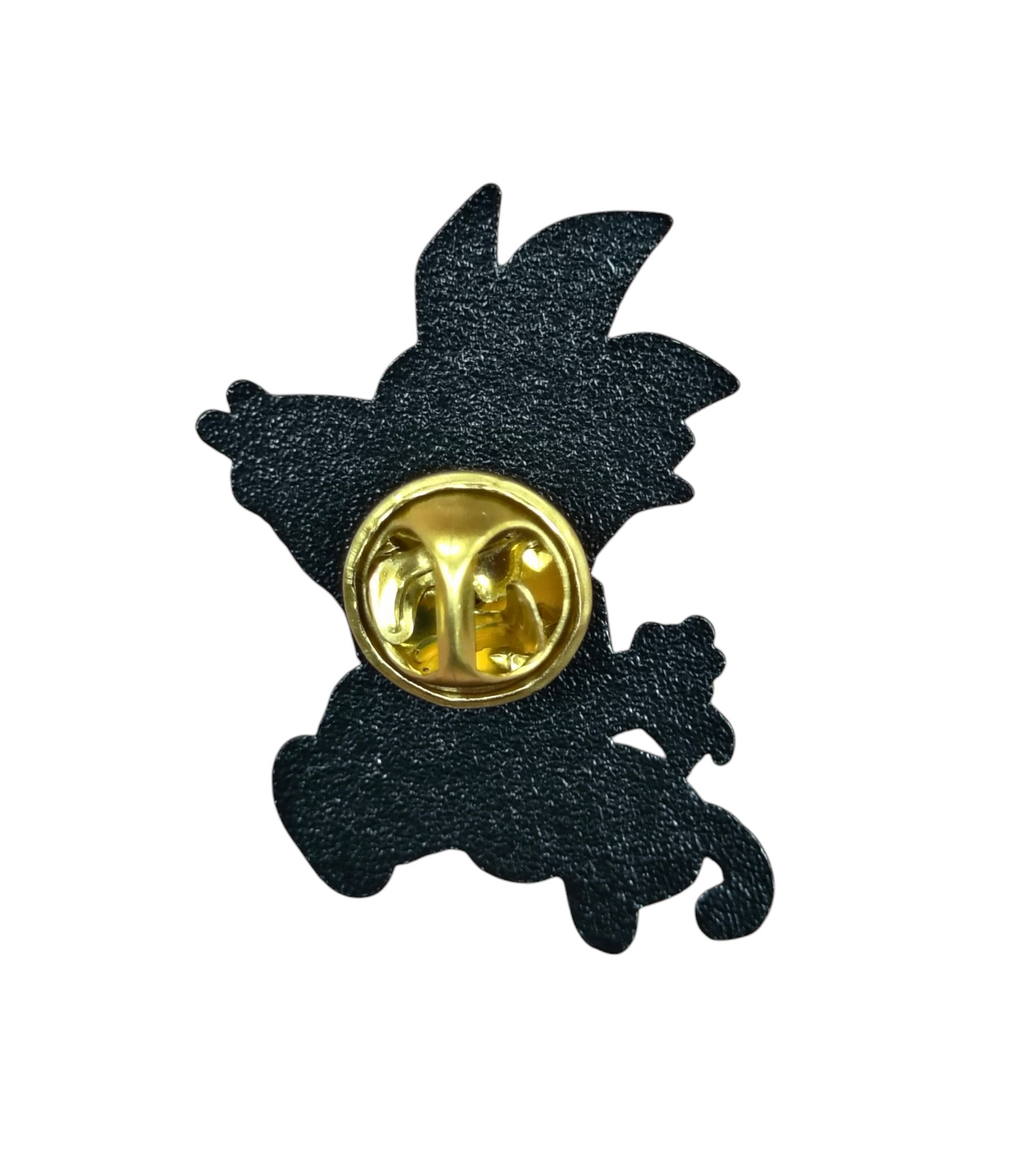 Dragon Ball Kid Goku w/ Four Star Dragon Ball Character Enamel Pin image 2