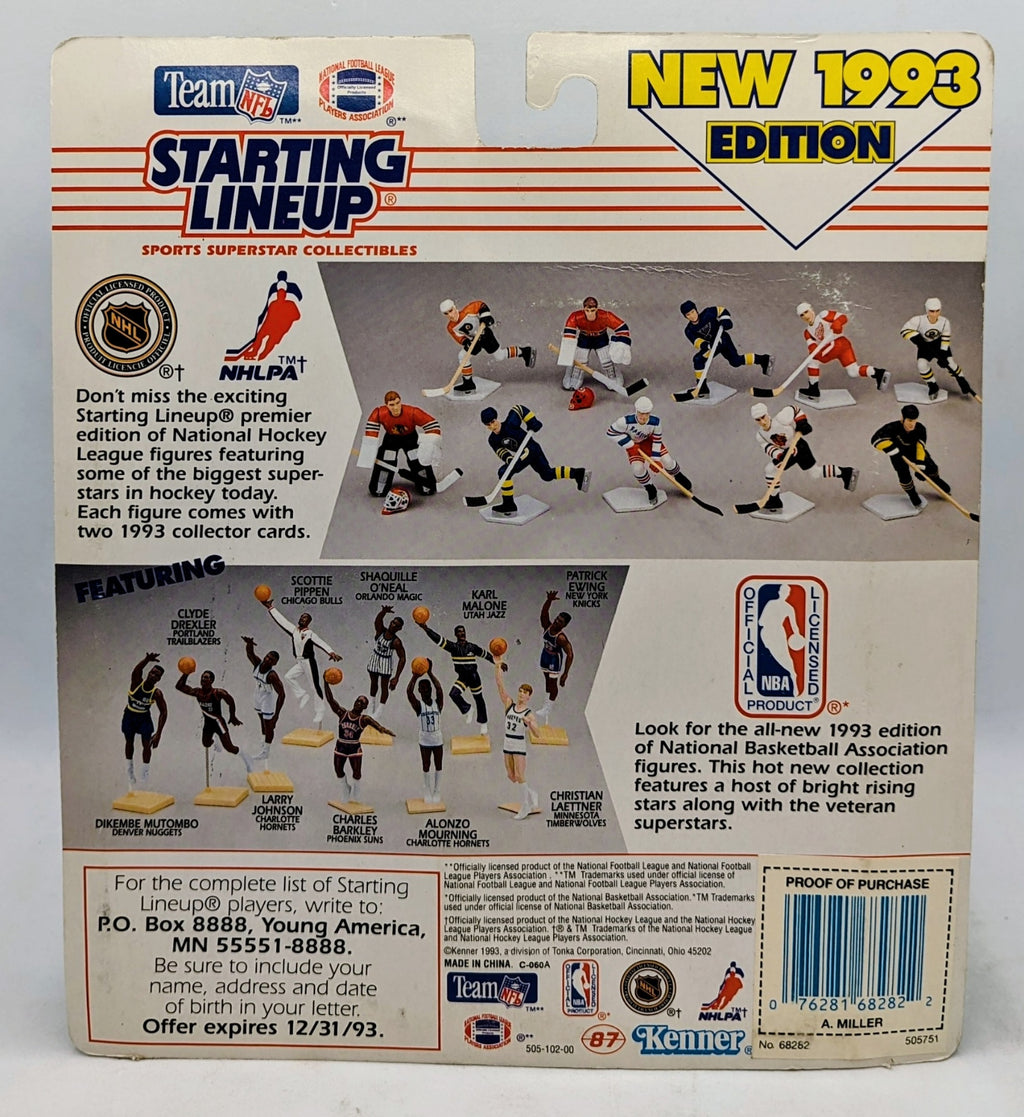 1993 Kenner Starting Lineup Anthony Miller San Diego Chargers NFL Figure image 2
