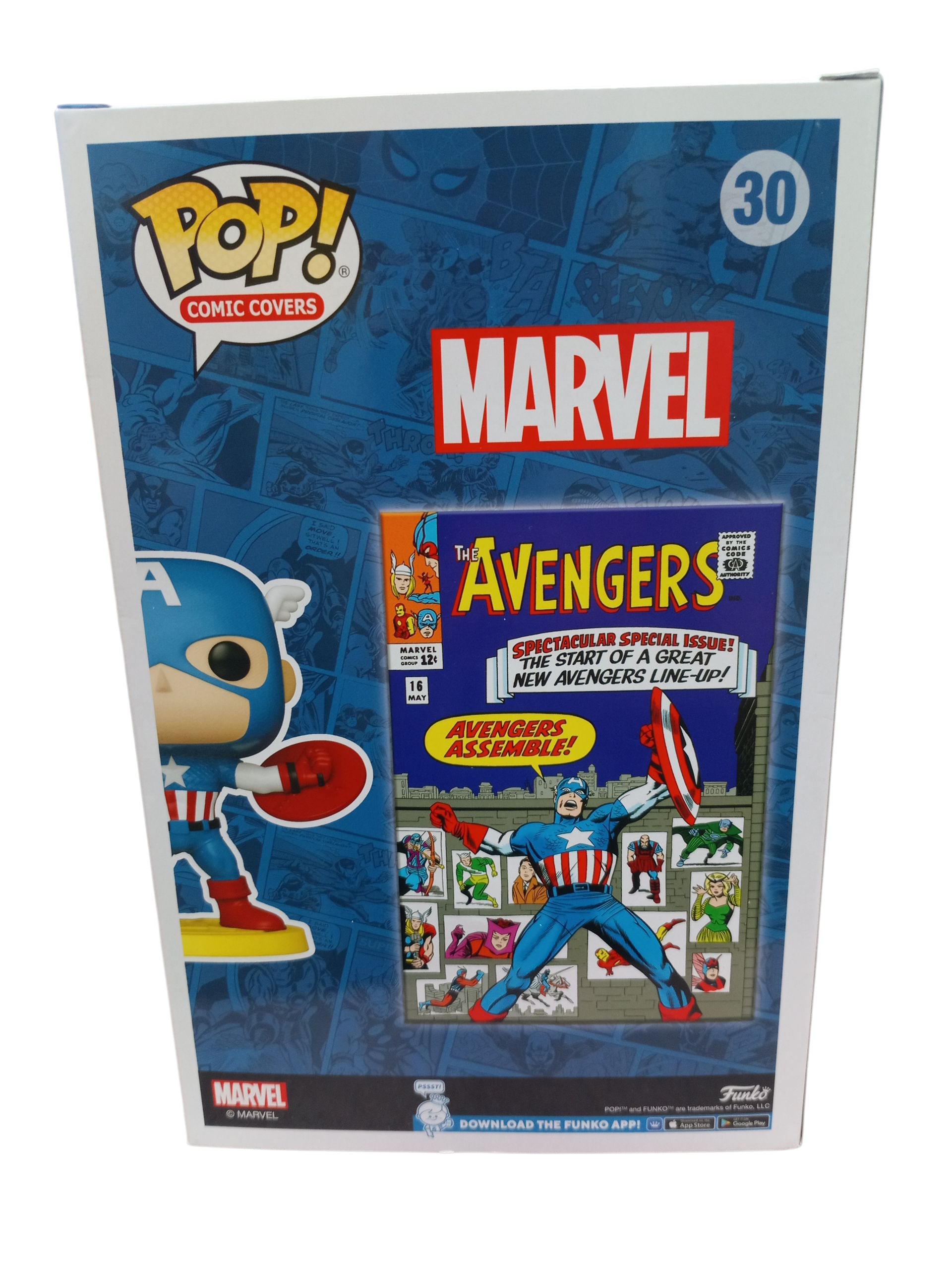 Funko Pop! Comic Covers #30 Captain America Avengers #16 Target Exclusive image 2