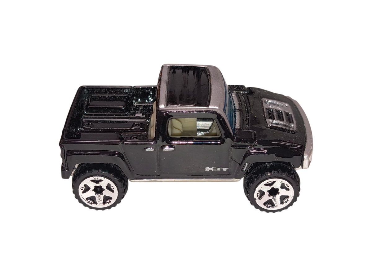 2004 Mattel Hot Wheels First Editions 60/100 Black Hummer H3T image 2
