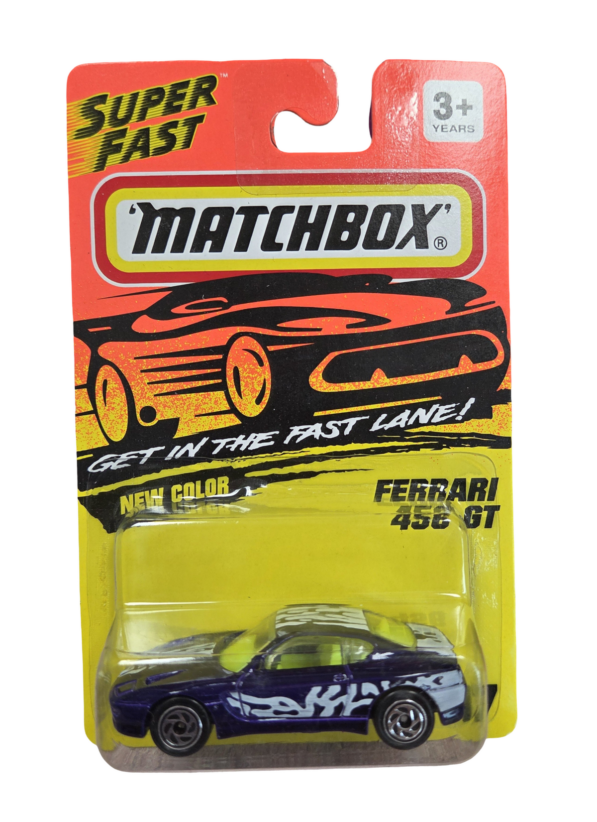 1994 Matchbox Super Fast Ferrari 456 GT New Color #17 Diecast 1:64