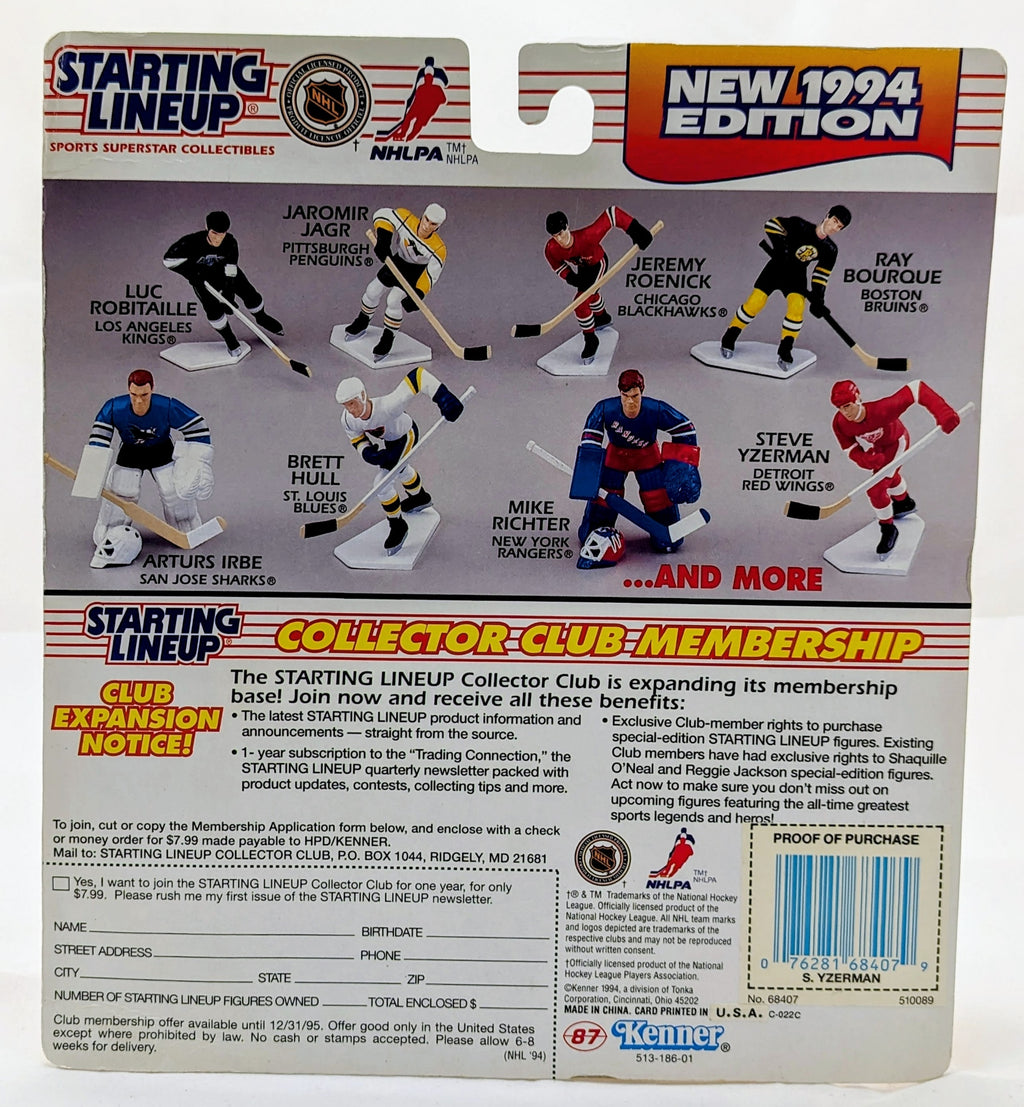1994 Starting Lineup Steve Yzerman Detroit Red Wings Hockey Figure image 2