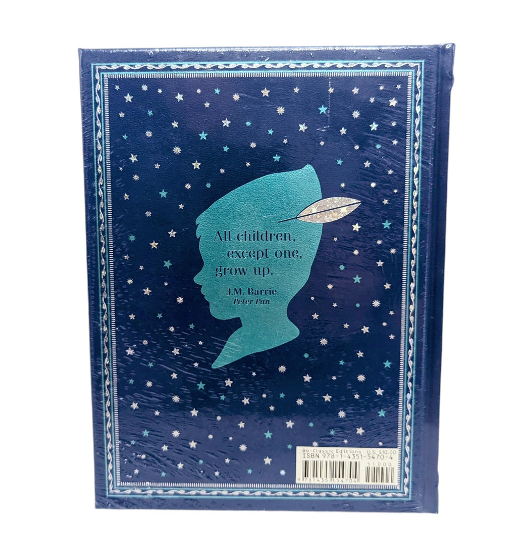 2014 Peter Pan By J.M. Barrie Bonded Leather HC Book Barnes And Noble Exclusive image 2