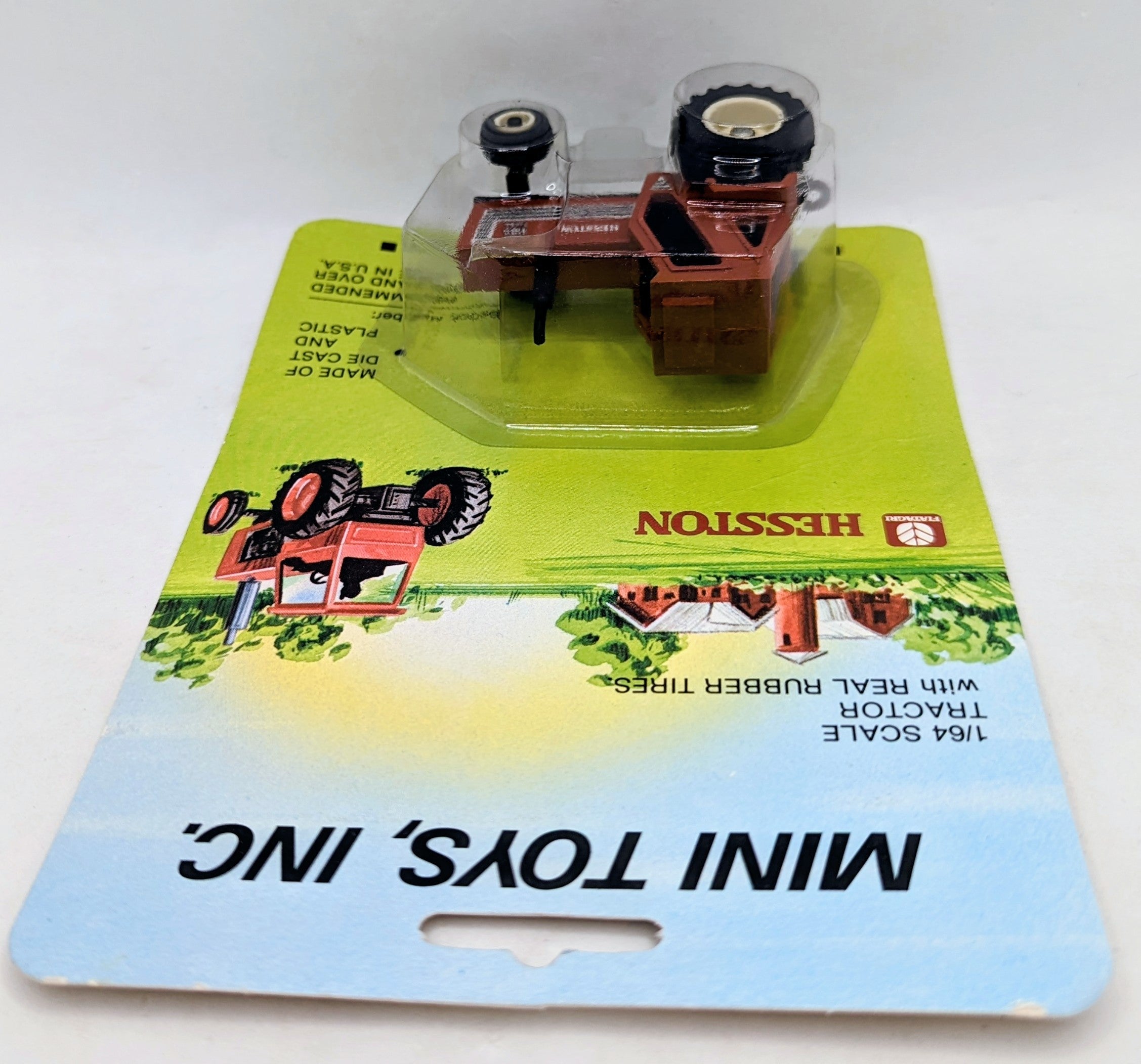 Vintage Mini Toys Hesston 1180 DT Turbo Tractor 1:64 Scale Diecast image 3