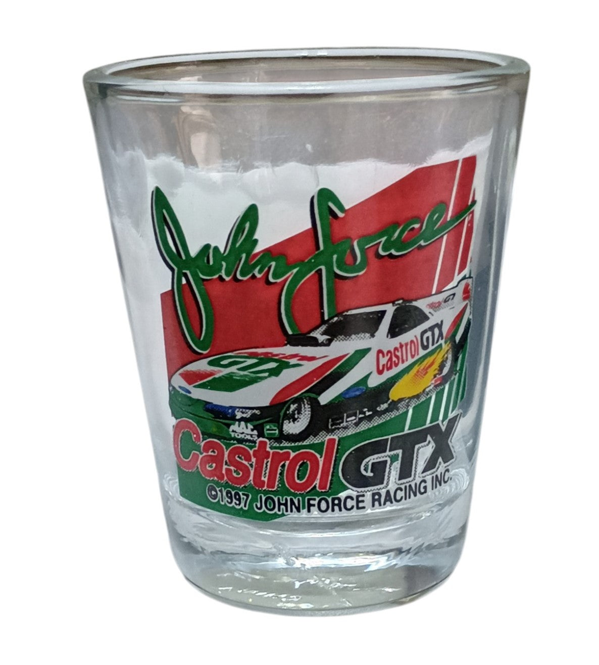 1997 Hunter MFG Castrol GTX John Force Racing Collectible Shot Glass image 4