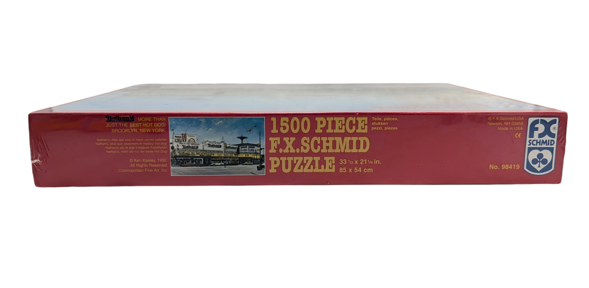 1992 F.X. Schmid New York Nathan's Famouse Puzzle 1500 Pieces image 2