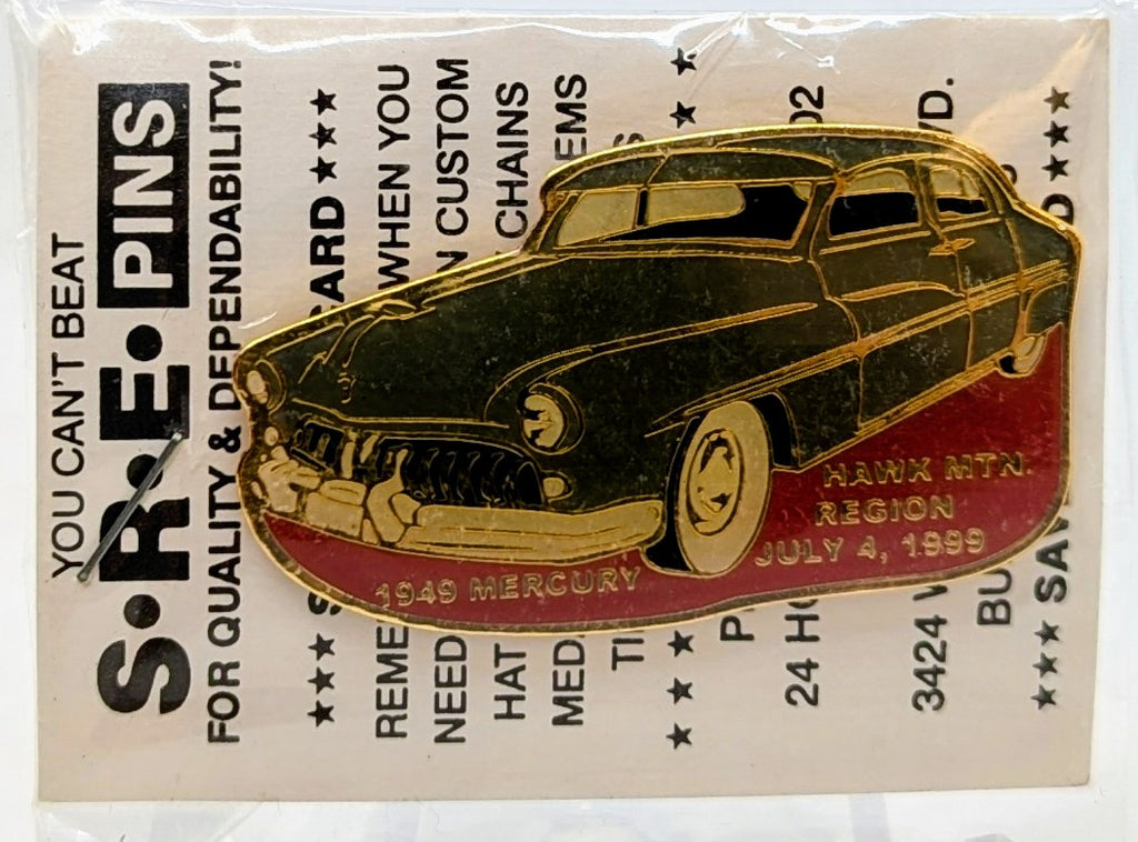 SRE July 1999 Hawk Mountain Region 1949 Mercury Enamel Pin