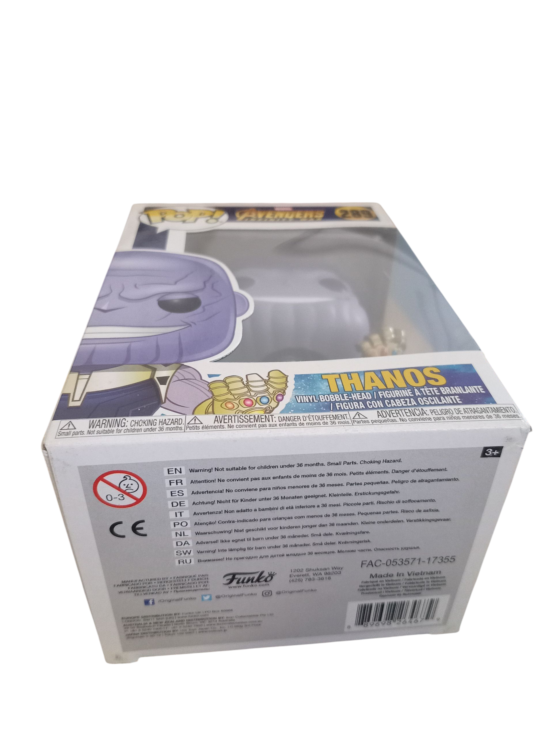 Funko Pop! Marvel Avengers Infinity War #289 Thanos Vinyl Figure image 5