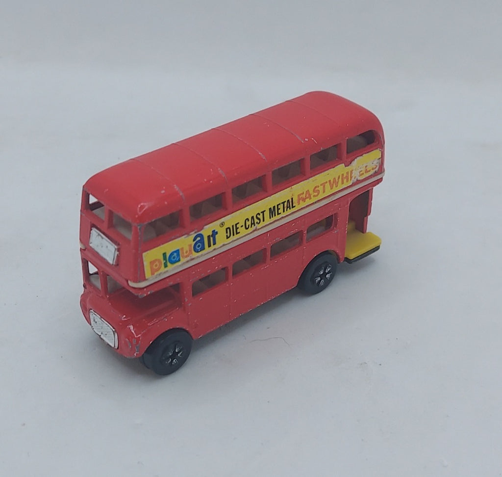 1980 Playart Peelers 7101 Double Decker Bus Red Hong Kong image 3