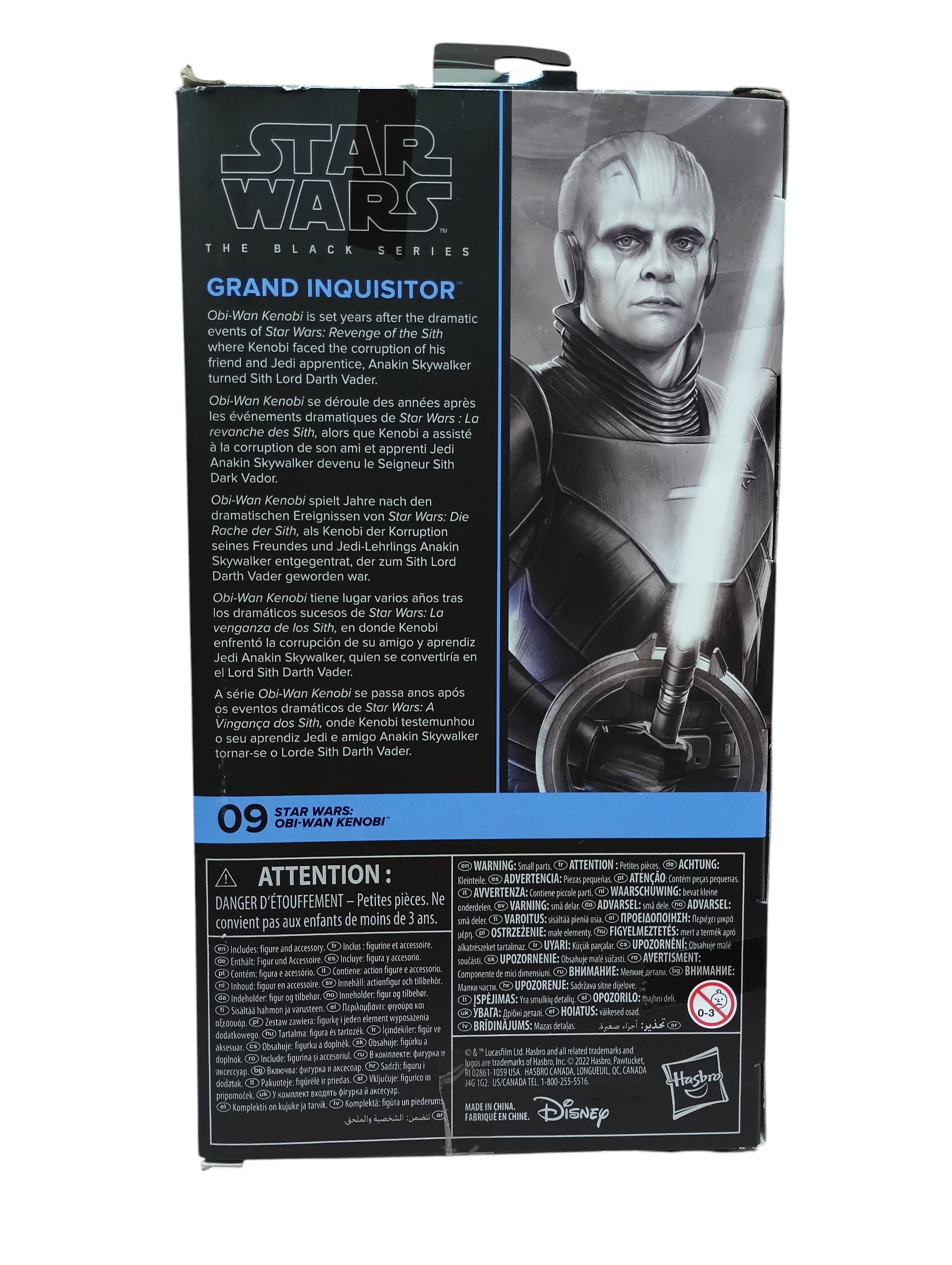 2022 Hasbro Star Wars Black Series Obi-Wan Kenobi Grand Inquisitor 6" Figure image 2