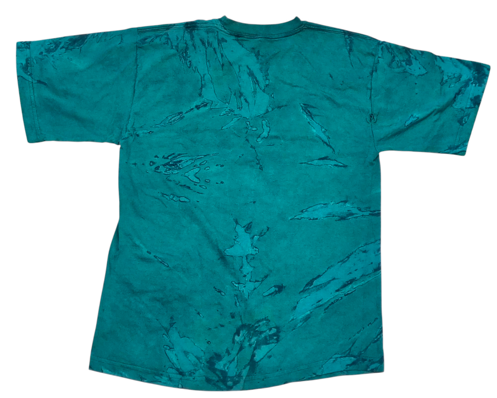 Vintage Woody Woodpecker Surfing Tie Dye Medium T-Shirt image 2
