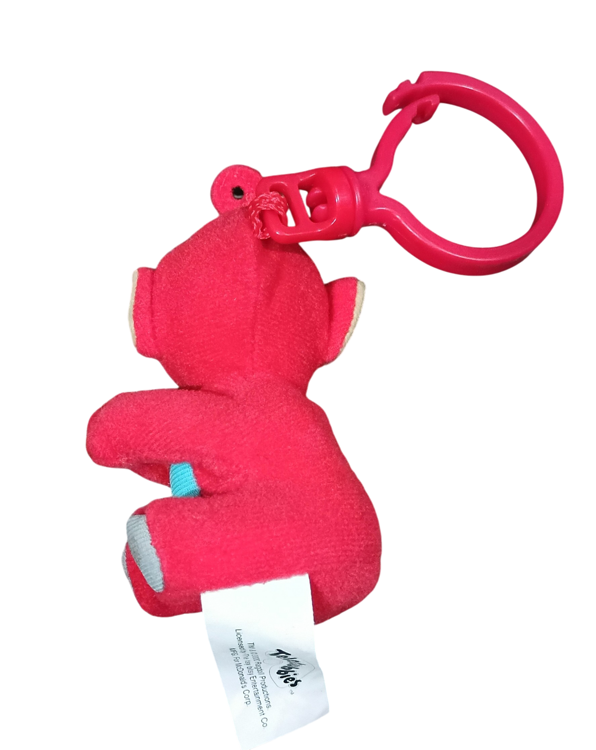 2000 McDonald's Happy Meal Teletubbies Red Po Plush Pencil Grabber Bag Clip image 2