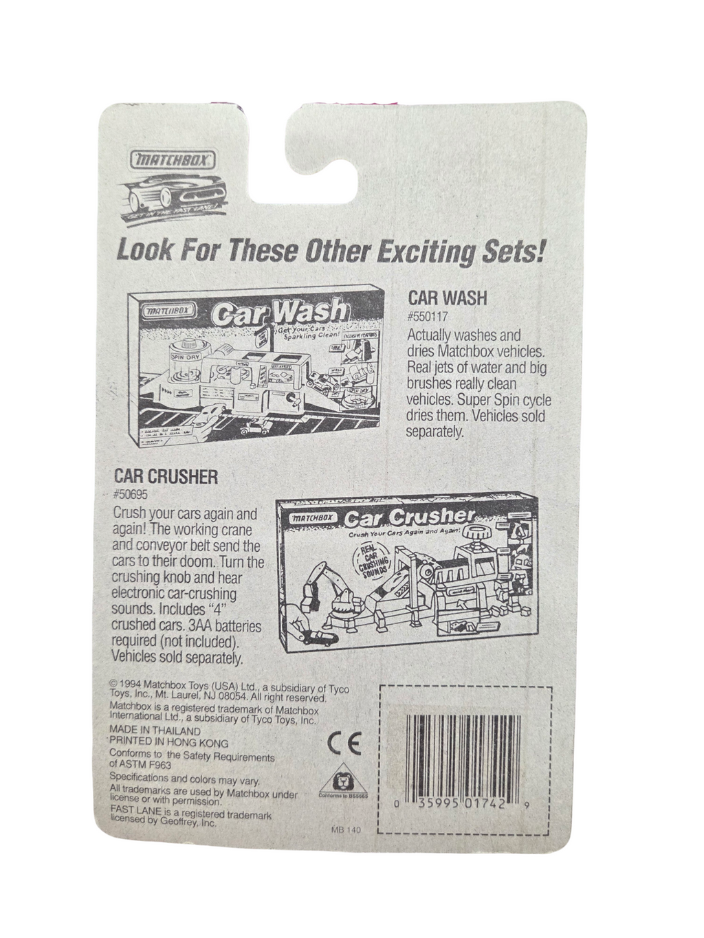 1994 Matchbox New Color Shovel Nose Tractor #29 1/64 image 2