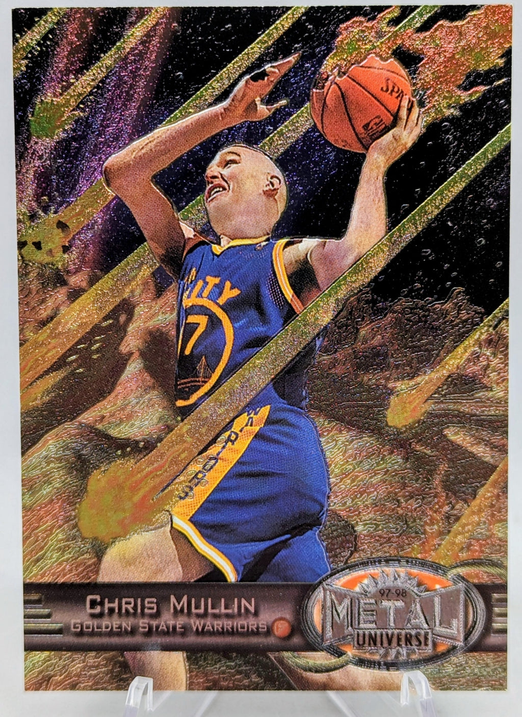 1997-98 Skybox Metal Universe Chris Mullin Golden State Warriors Basketball #9