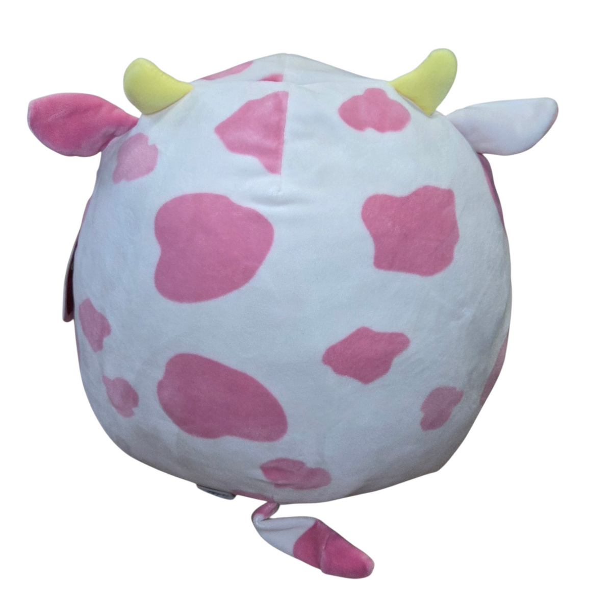 2021 Kellytoy Squishmallows Evangelica Pink Spots White Cow 11" Plush Animal image 2