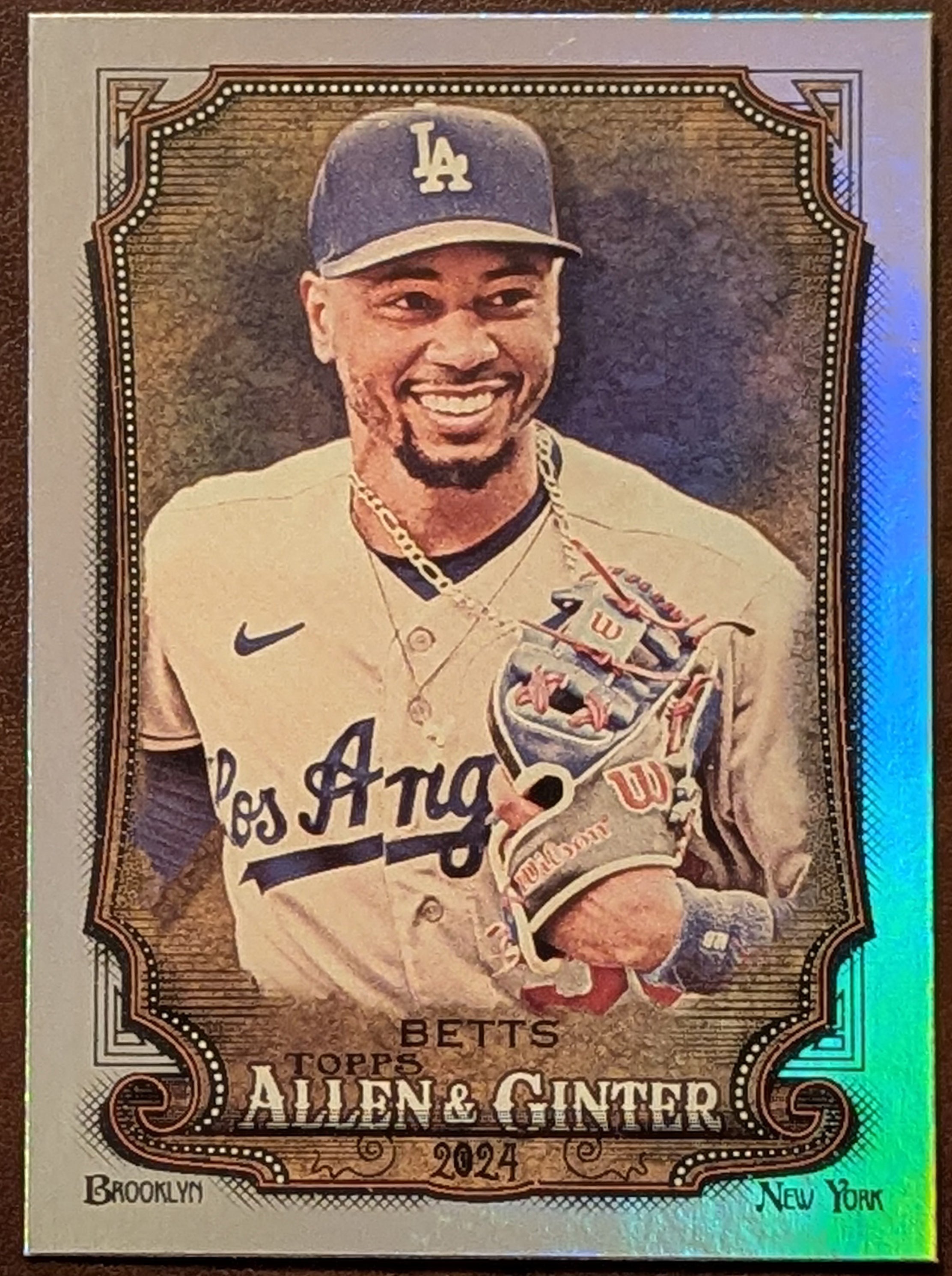 2024 Topps Allen & Ginter Hot Box Foil Mookie Betts #94 Dodgers