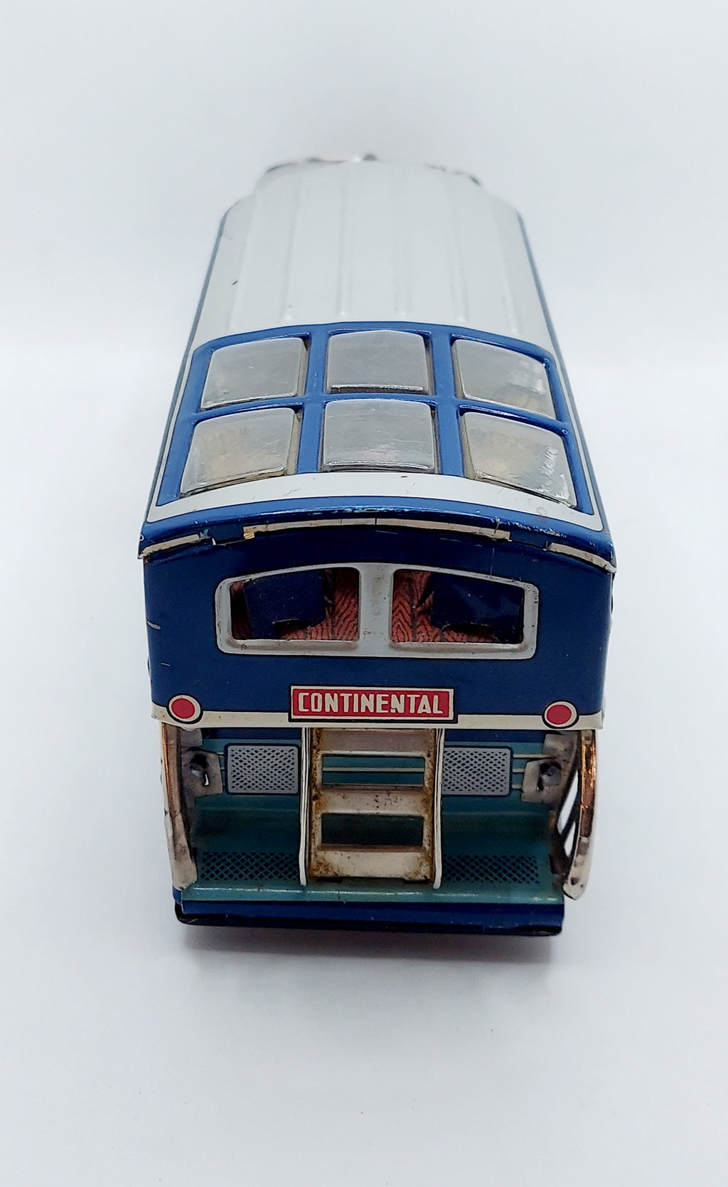 1950s/60s Nomura TN Continental Express #7 Tin Litho 156230 Friction Bus image 6