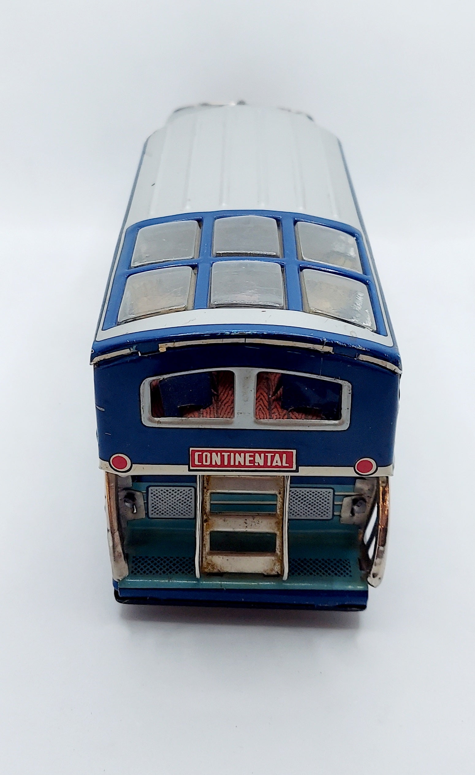 1950s/60s Nomura TN Continental Express #7 Tin Litho 156230 Friction Bus image 6