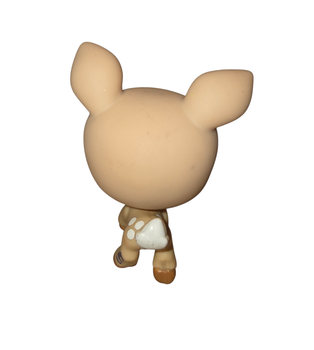2008 Hasbro Littlest Pet Shop LPS #979 Campsite Tan Fawn Deer image 2