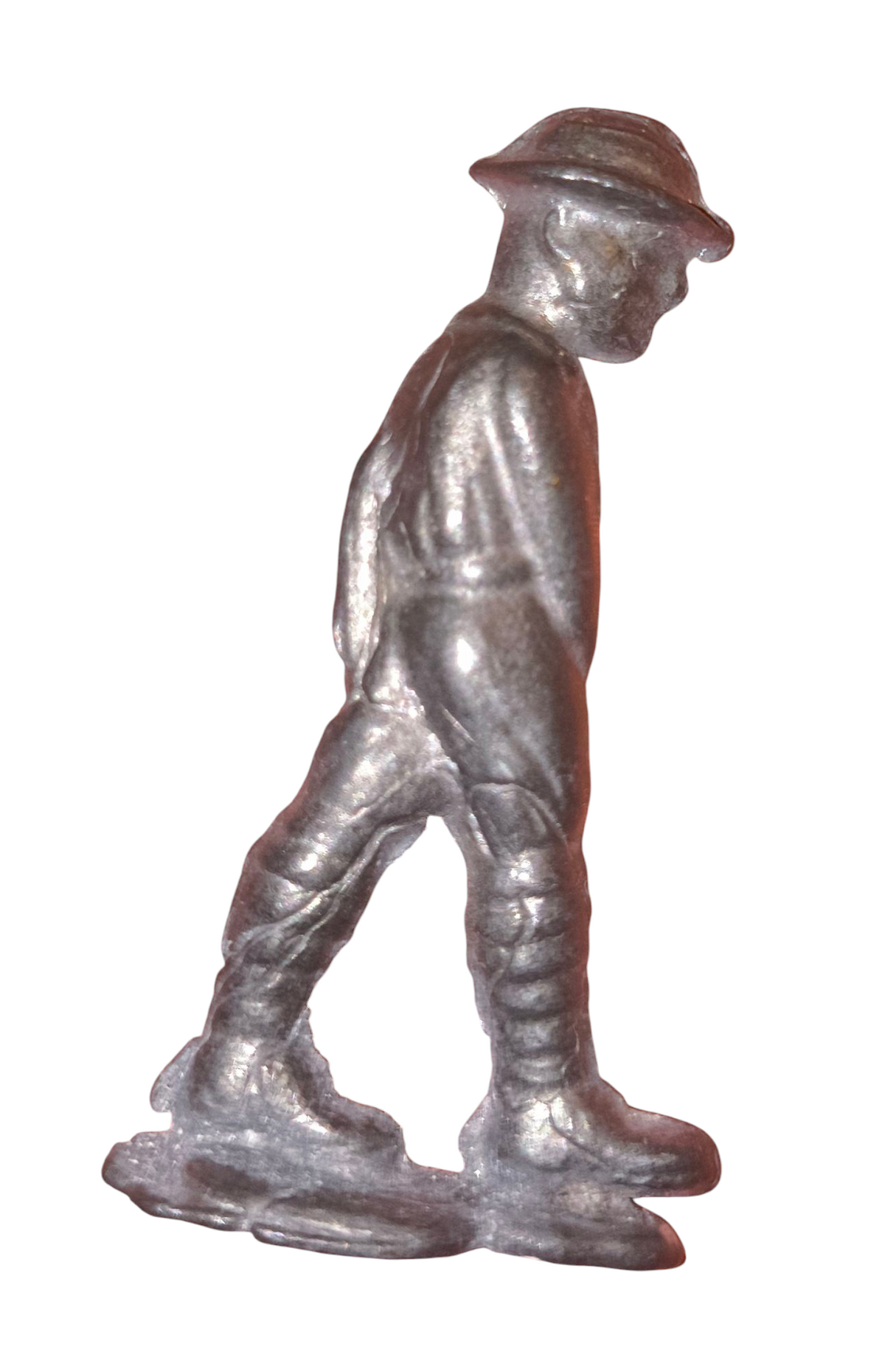 Vintage Lead Soldier Army Man Walking