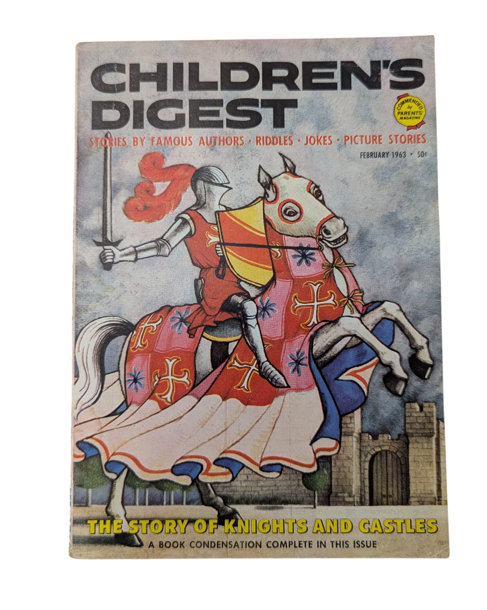1963 Children's Digest The Story Of The Knights And Castles & Other Stories