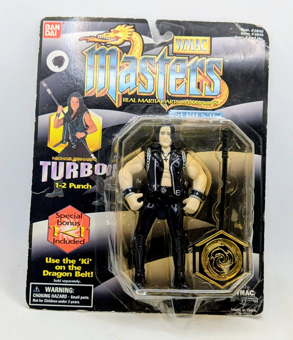 1996 Bandai WMAC Masters Michael Bernardo Turbo 1-2 Punch Action Figure