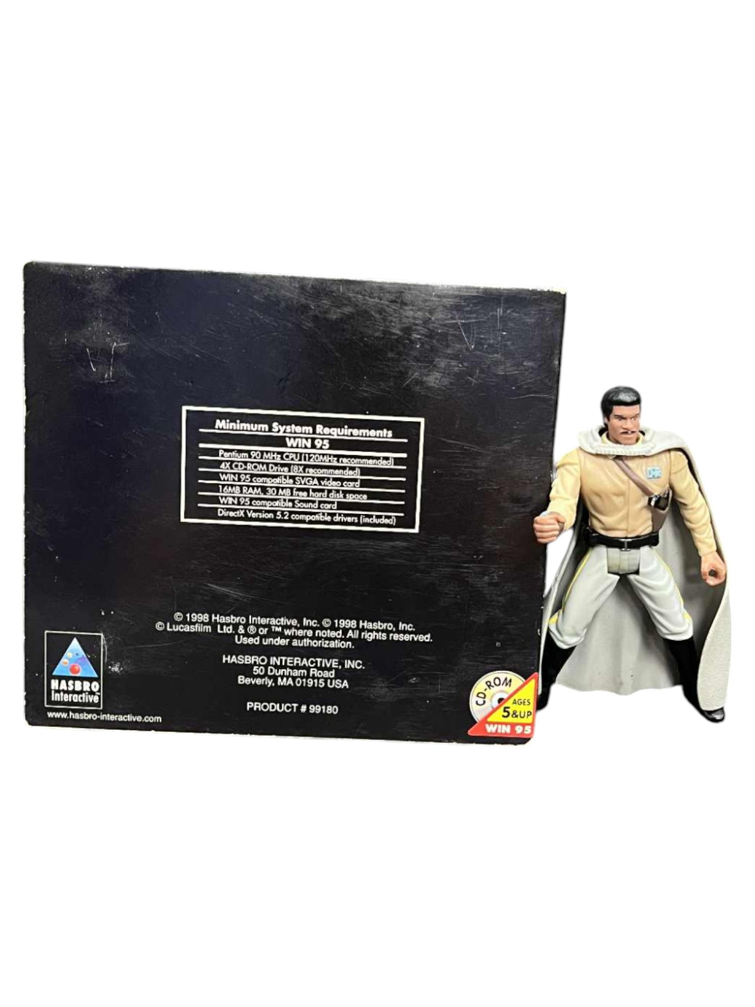 Star Wars Millennium Falcon 1998 - CD-ROM Playset for Windows & Lando Figure DT image 4