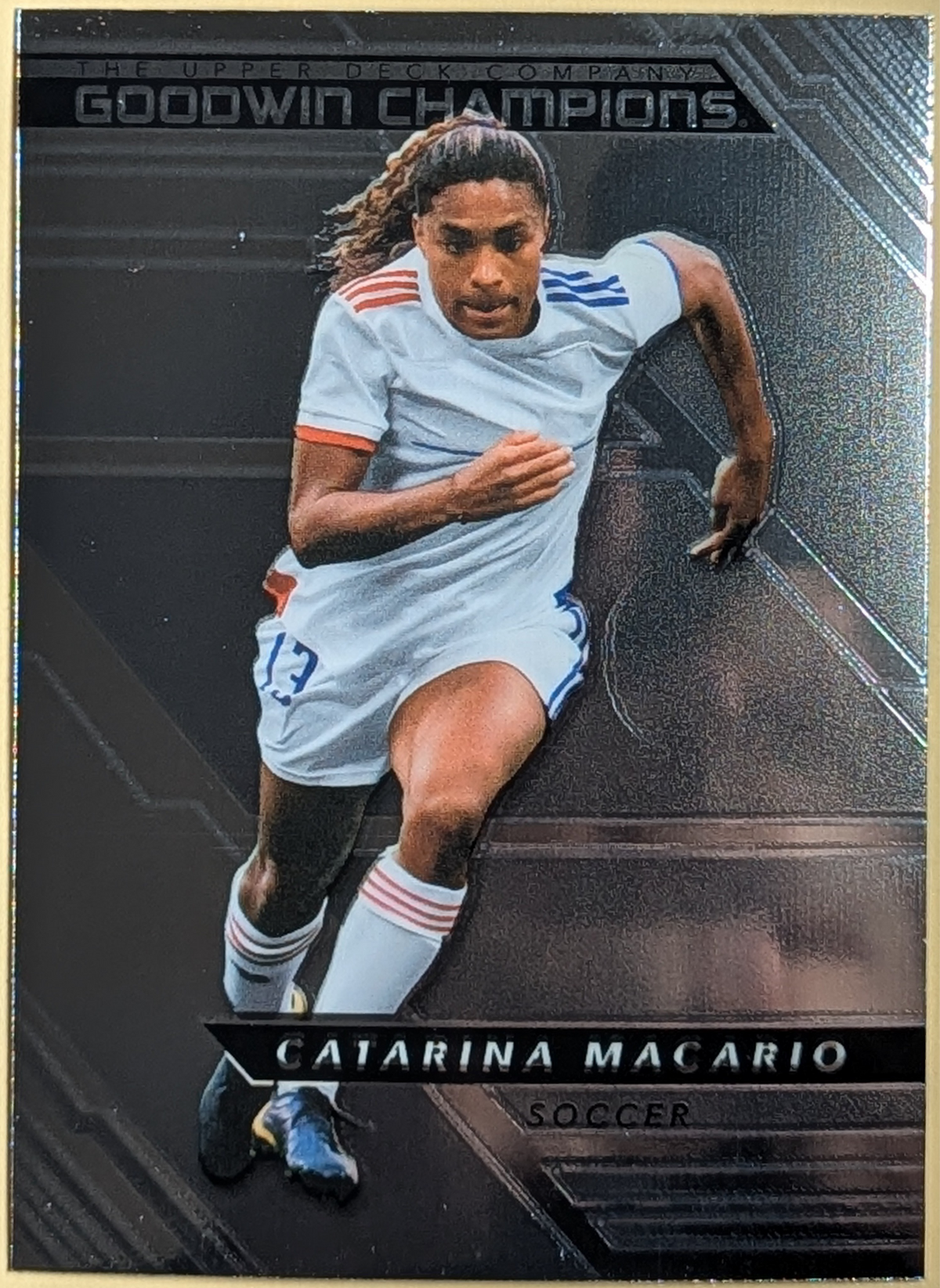 2022 Upper Deck Goodwin Champions Platinum Catarina Macario #P11 Soccer RC