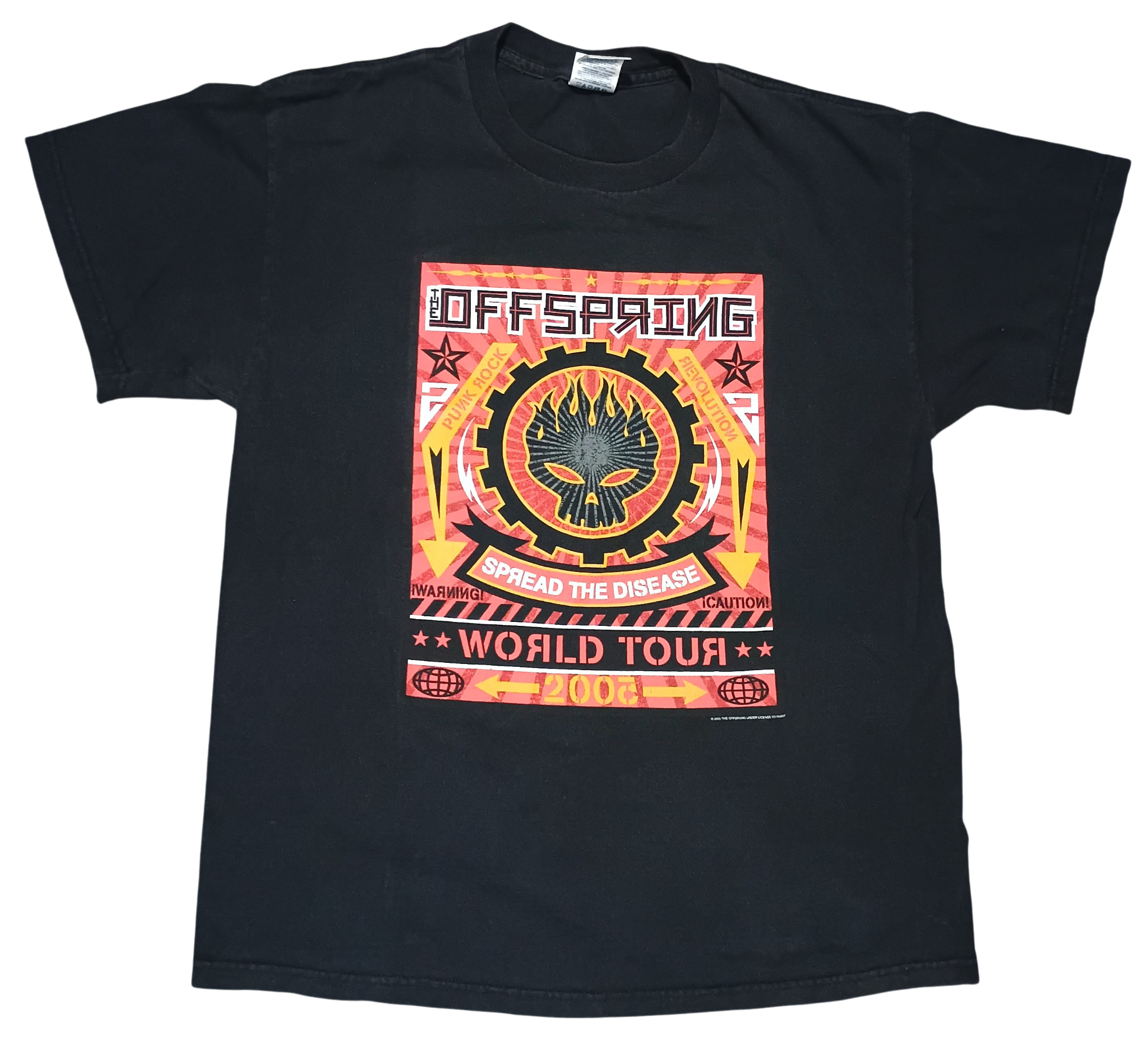 2005 Delta The Offspring Spread The Disease World Tour Tee T-Shirt Size Medium