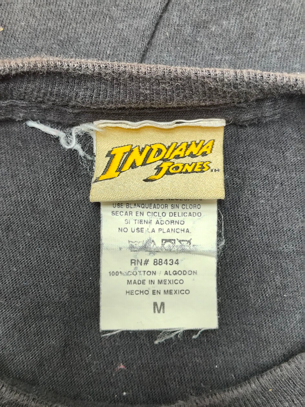 2008 Indiana Jones And The Kingdom Of The Crystal Skull Mens Medium T-Shirt image 3
