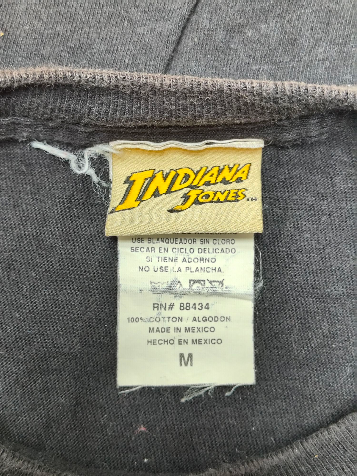 2008 Indiana Jones And The Kingdom Of The Crystal Skull Mens Medium T-Shirt image 3