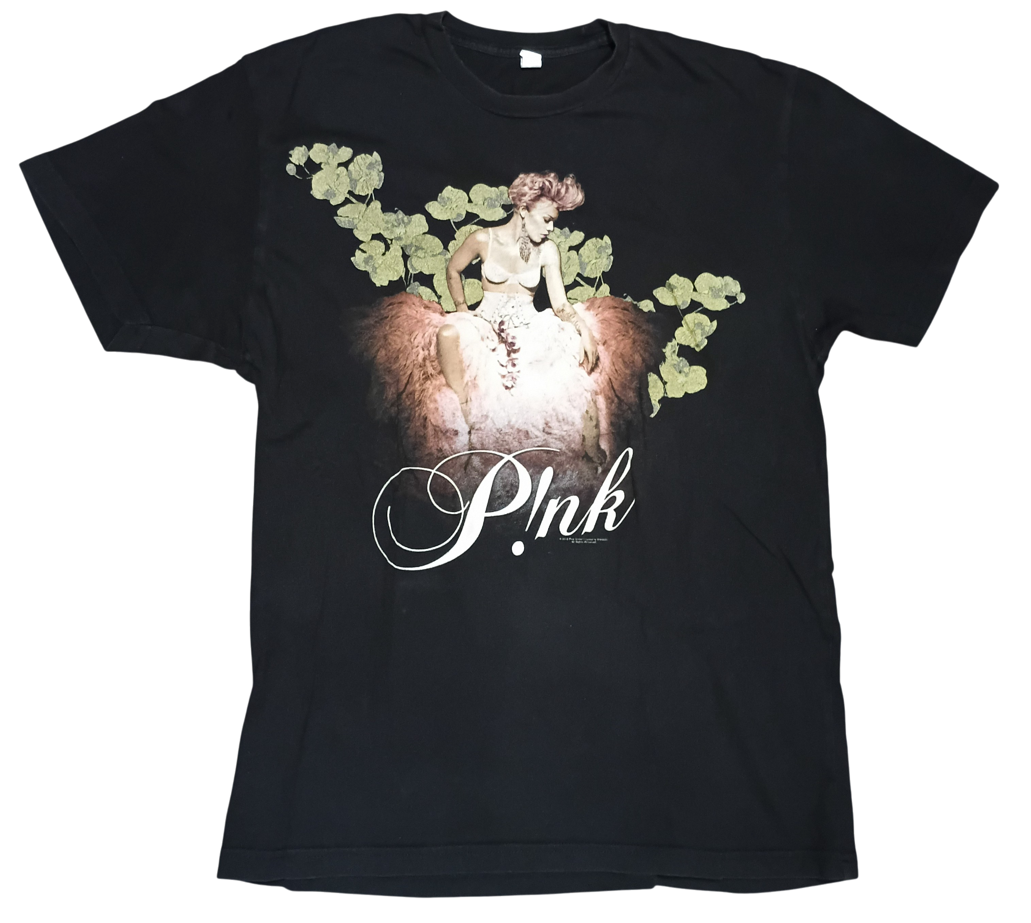 2013 Pink The Truth About Love Concert Tour Black Tee T-Shirt Size Medium