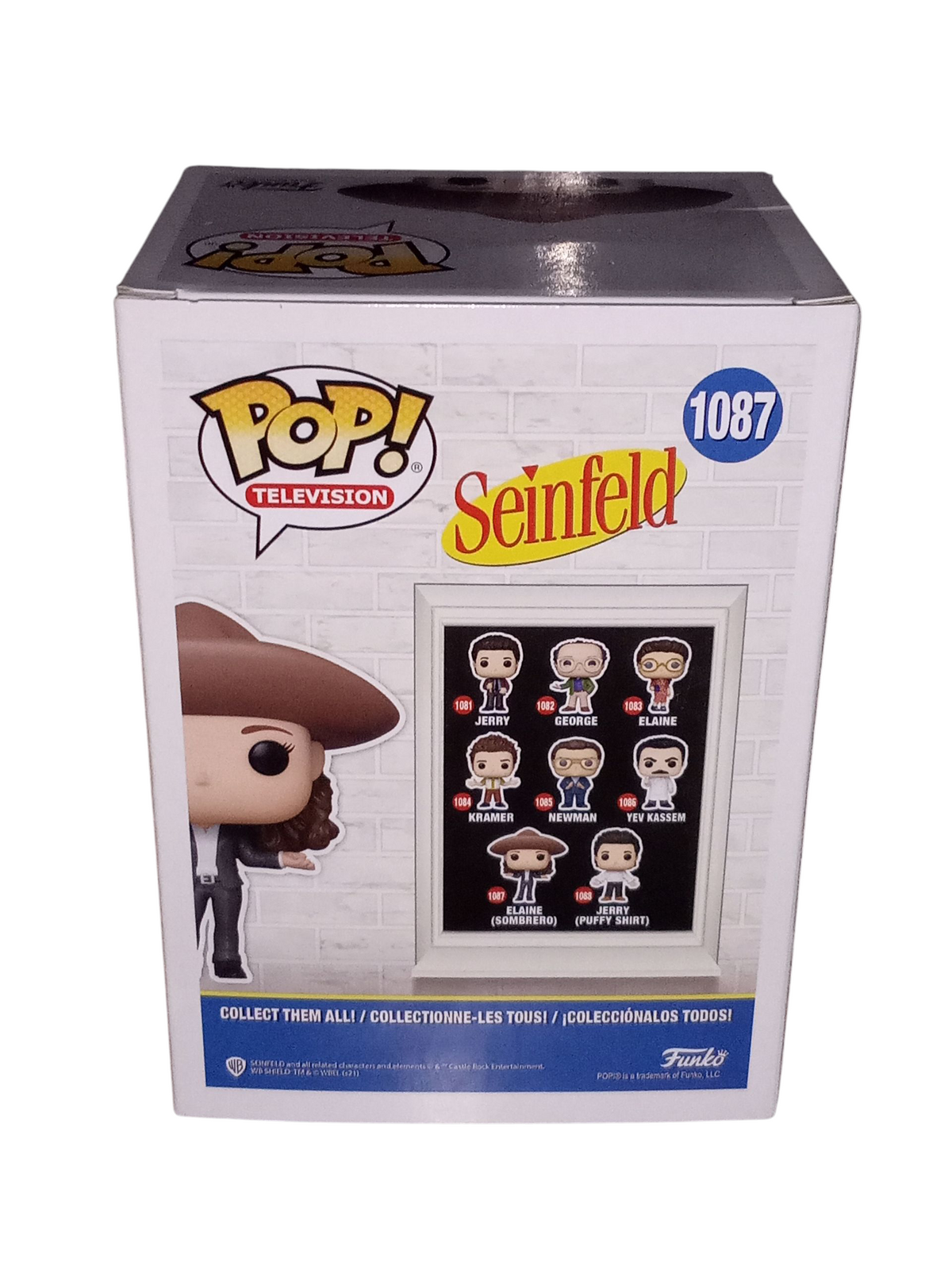 Funko POP! Television Seinfeld Elaine Sombrero #1087 Vinyl Figure image 2
