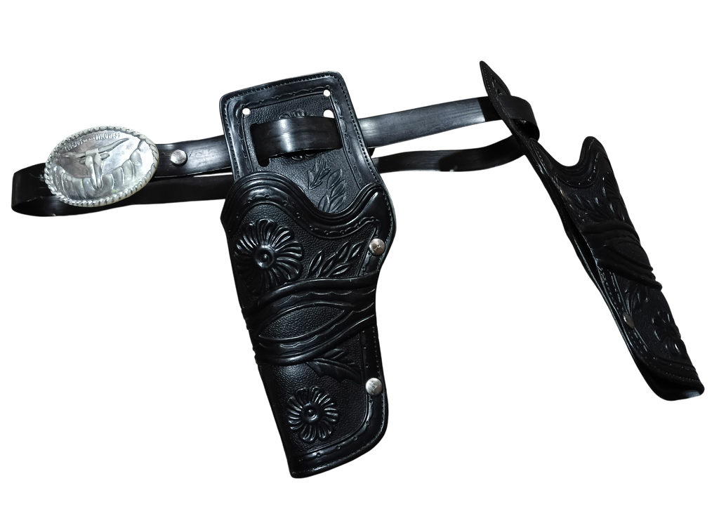 Legends of the Wild West Child Holster Belt & Leslie Henry & Other Toy Cap Gun image 2