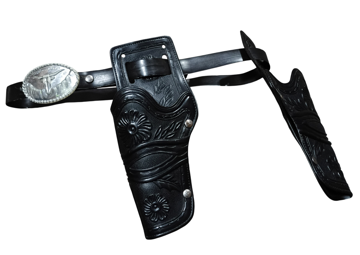Legends of the Wild West Child Holster Belt & Leslie Henry & Other Toy Cap Gun image 2