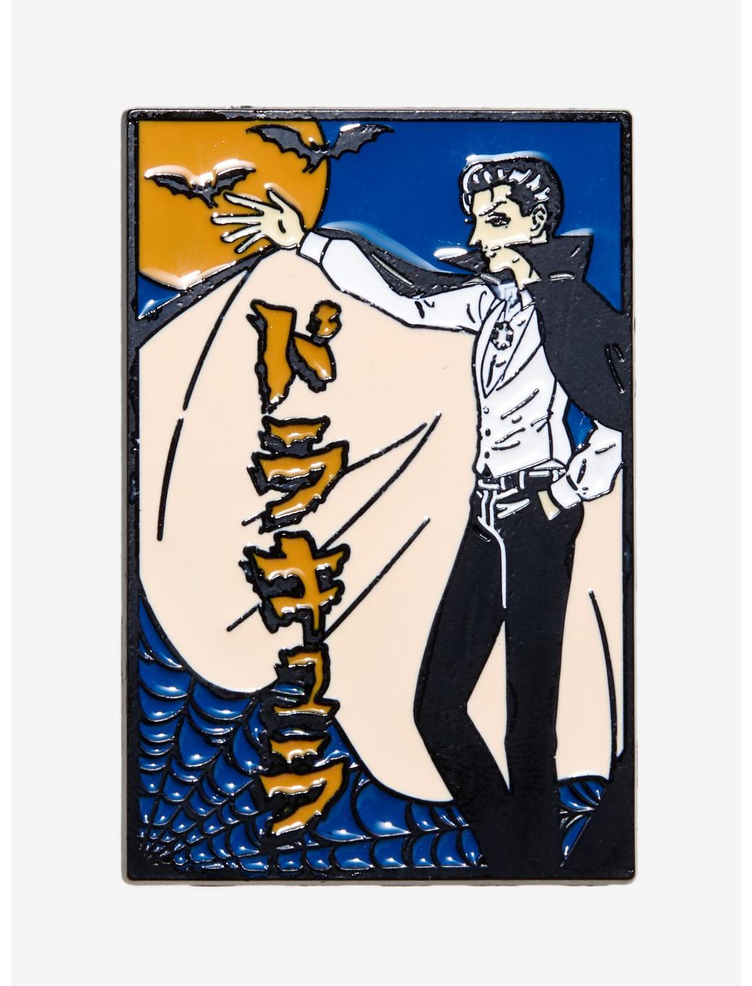 Universal Monsters Dracula Anime Enamel Pin image 2