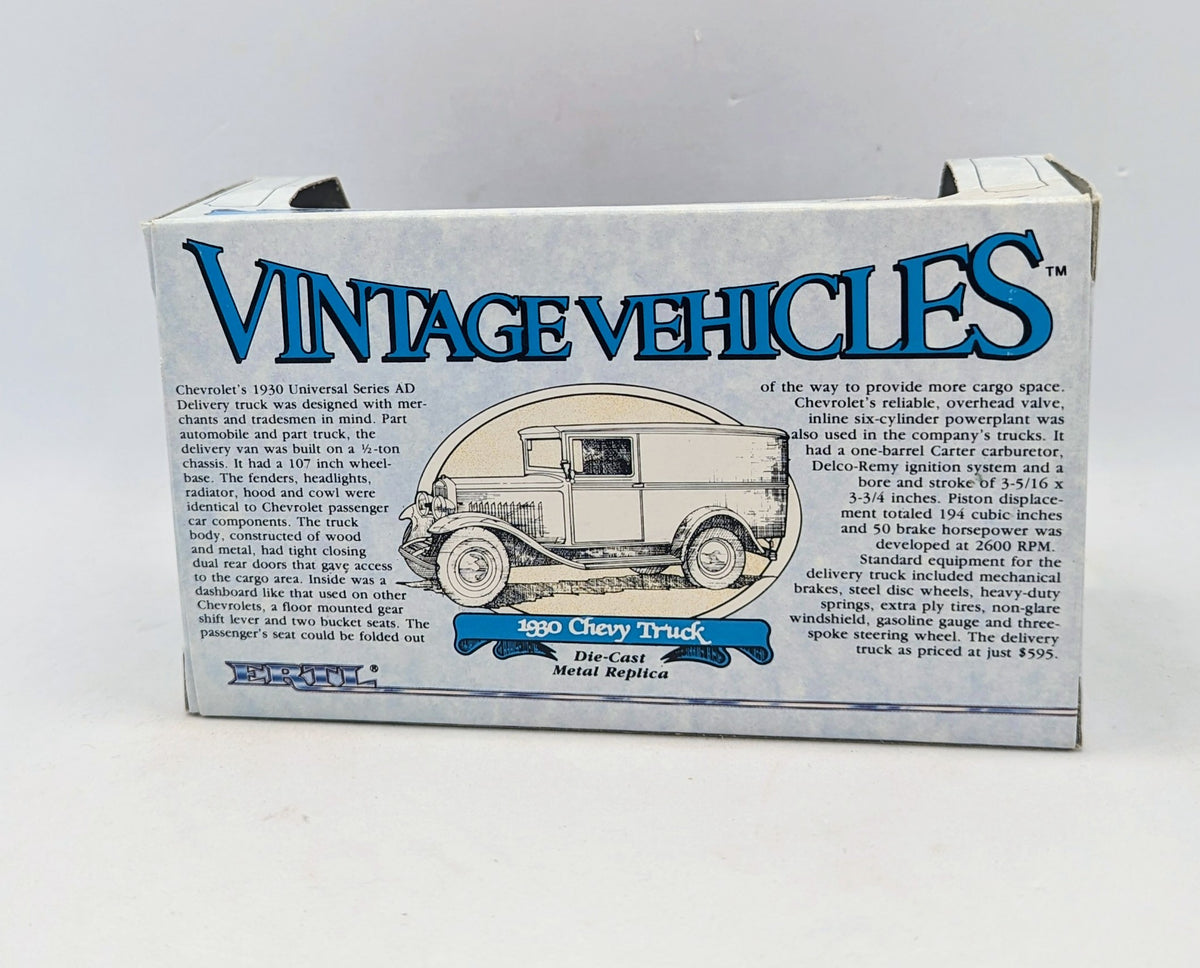 1985 ERTL 1930 Chevy Truck Young's Coal & Ice Vintage Vehicles Diecast 1/43 image 2