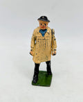 Vintage Britains Lead Farm Figure Carter With Whip #505 Moveable Arm
