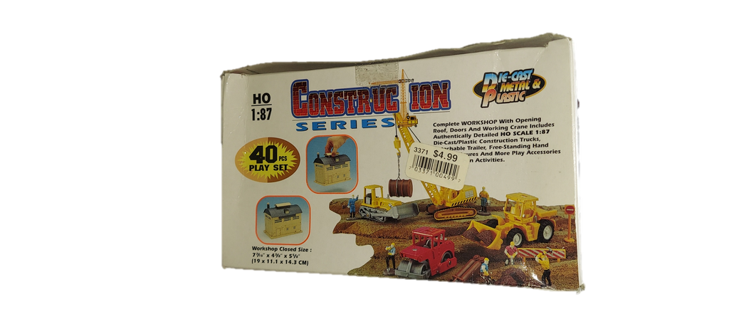 1997 Smart Toys Diecast And Plastic HO Train Construction Workshop 40 Piece Set image 3