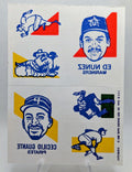 1986 Topps Tattoos Edwin Nunez Cecilio Guante