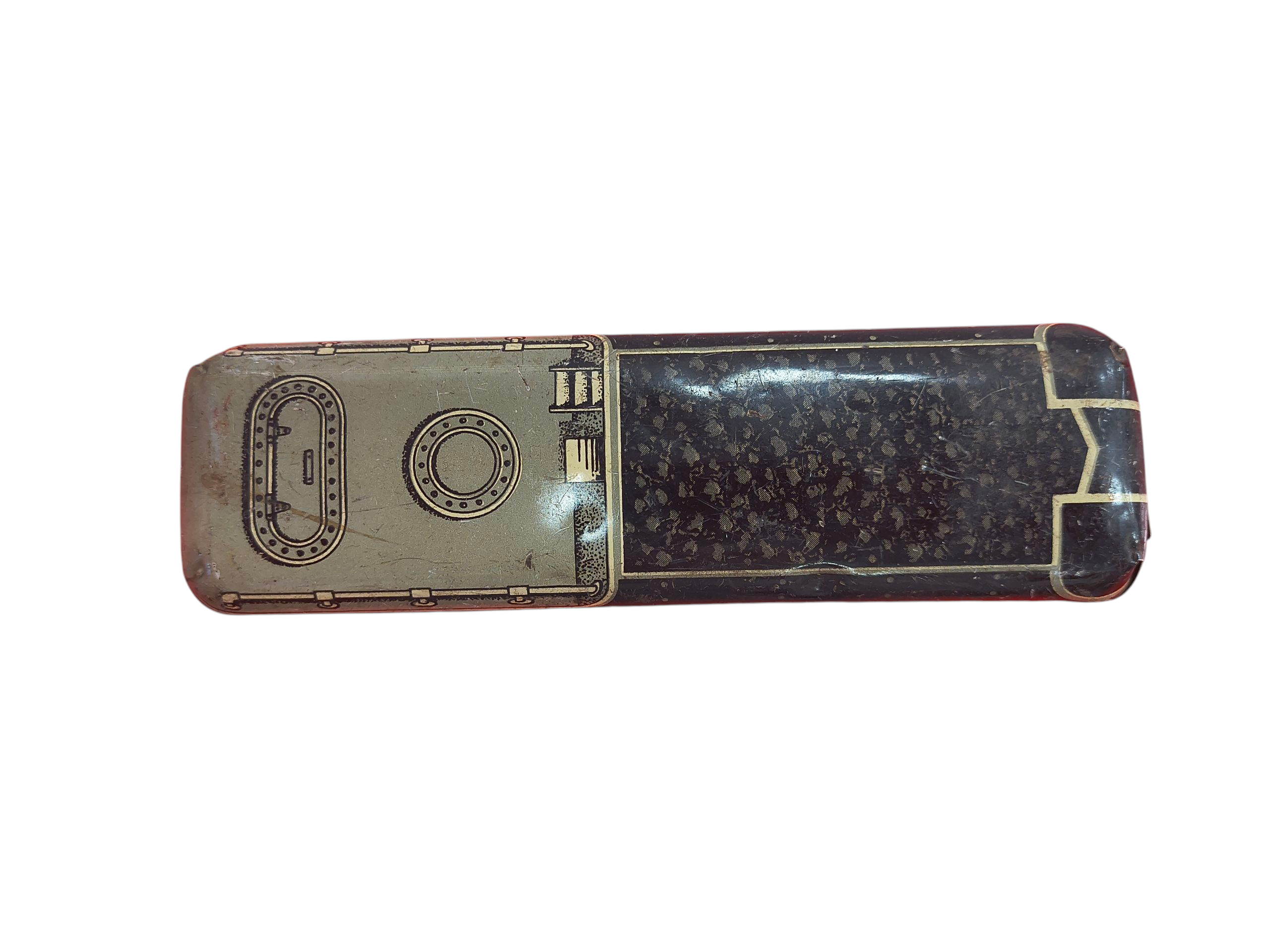 Marx New York Central #551 Tender Black Tin O Scale 4 Wheel Tab & Slot image 3