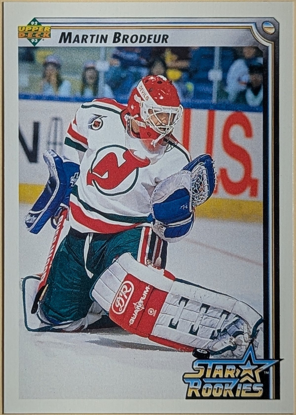 1992-93 Upper Deck Star Rookies #408 Martin Brodeur New Jersey Devils