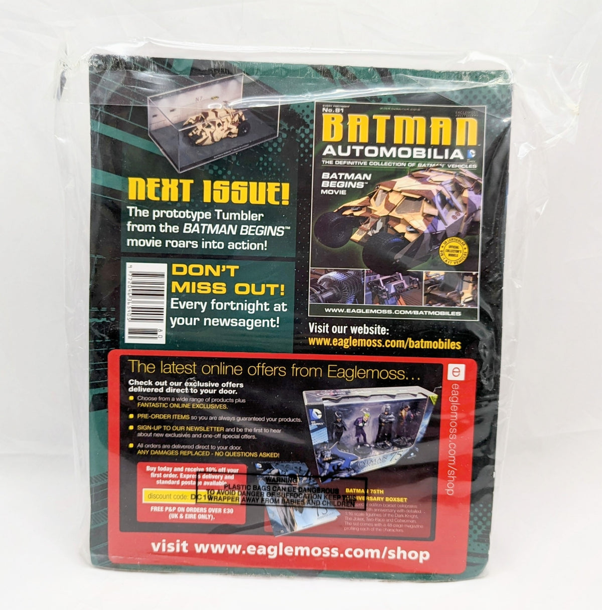 Eaglemoss Automobilia DC Comics Batman Live Car & Magazine No. 80 image 4