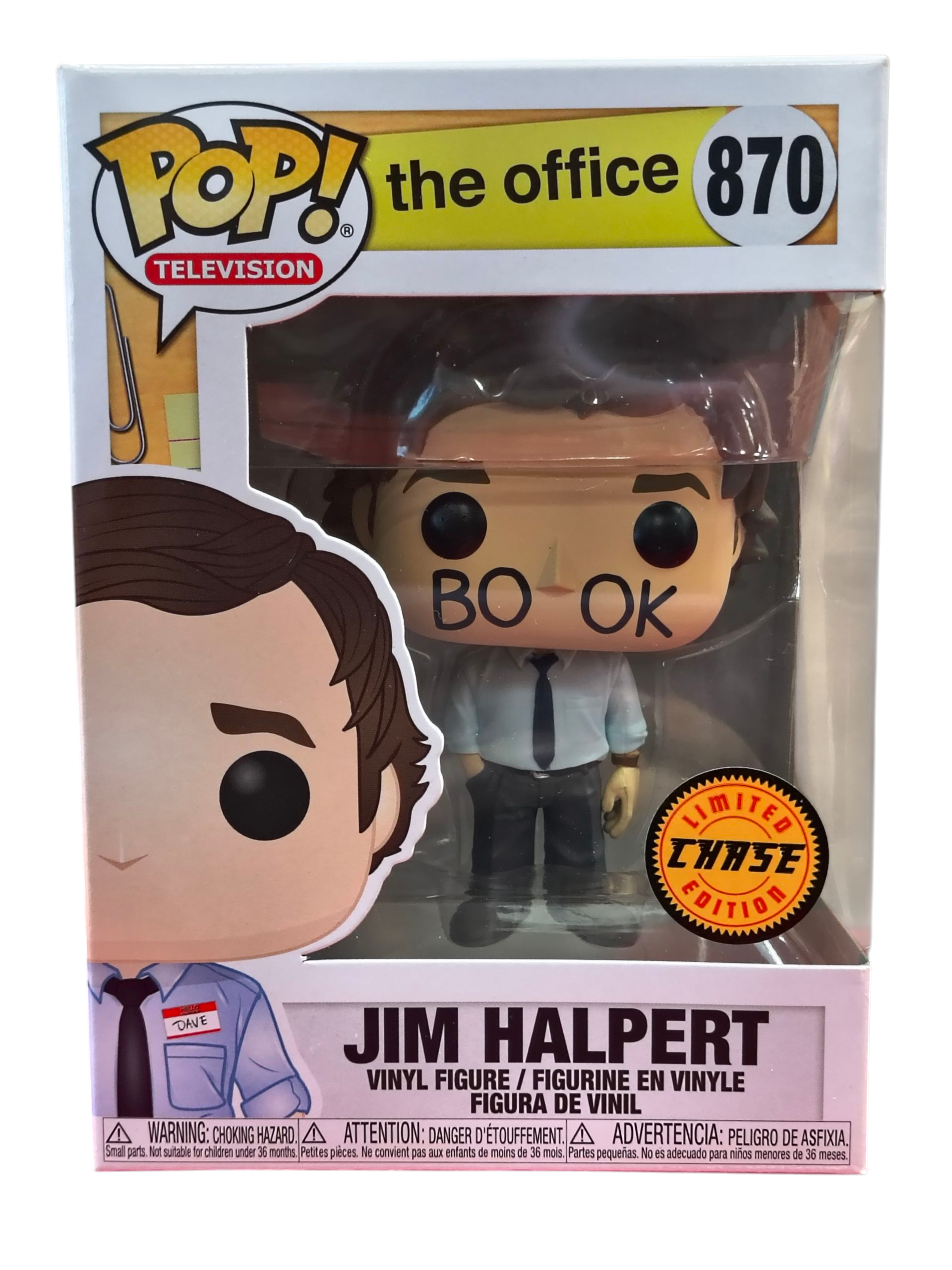 Funko Pop The Office Jim Halpart 870 Limited Edition Chase - SC