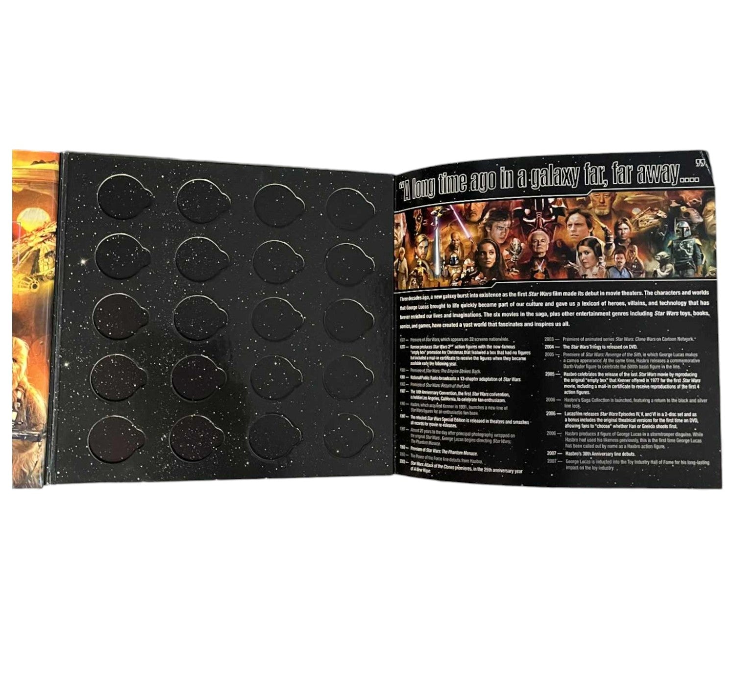 2006 Hasbro Star Wars 30th Anniversary Coin Album - DT image 6