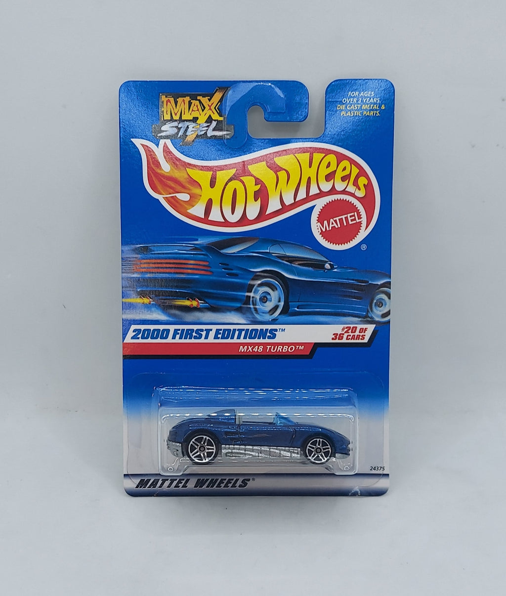 1999 Hot Wheels Max Steel 2000 First Editions MX48 Turbo