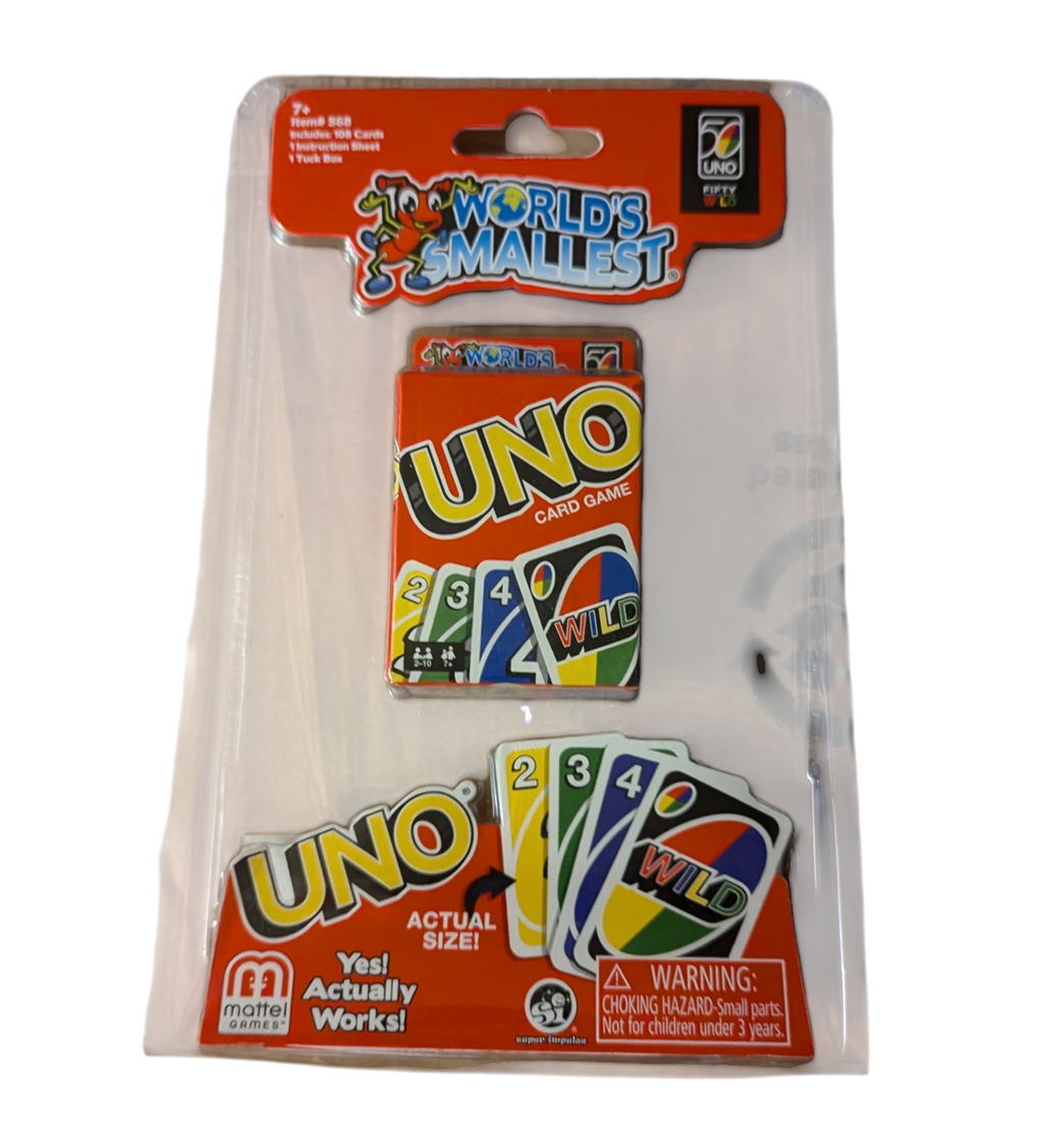 2021 Super Impulse World's Smallest Uno Mini Game