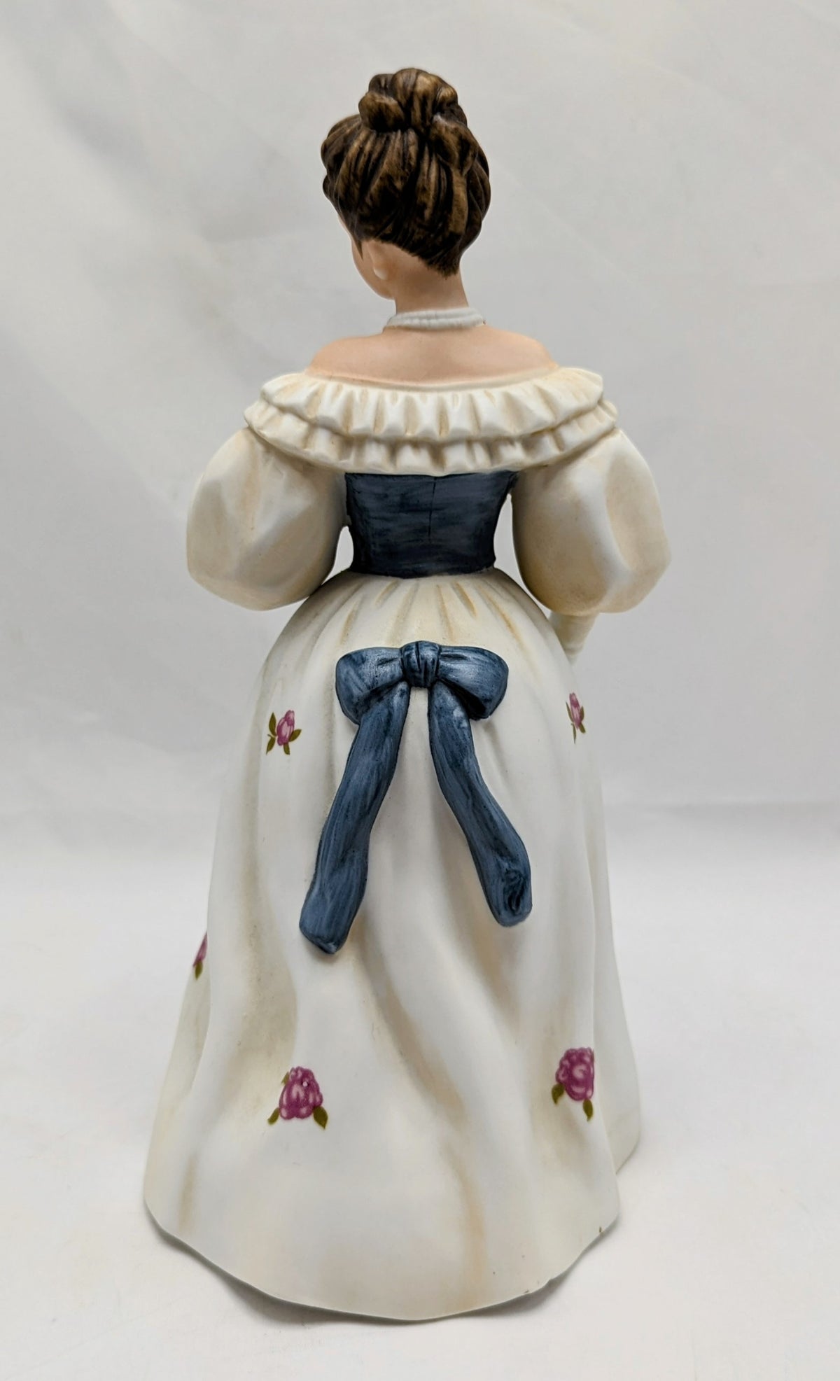 Vintage Homco 1463 Victorian Lady With Feather Figurine 8" image 2