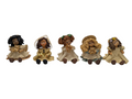 1991 ACG Handmade Clay Ragamuffin Girls - Set of 5