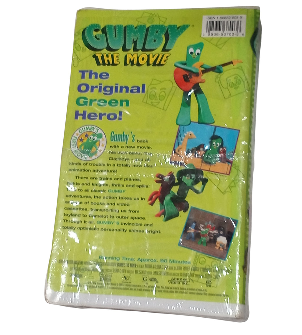 1995 Kidvision Gumby: The Movie VHS Claymation Children Sealed Clamshell image 2